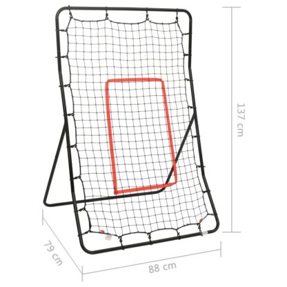 Softball Rebounder 88x79x137 cm Stahl - Image 9