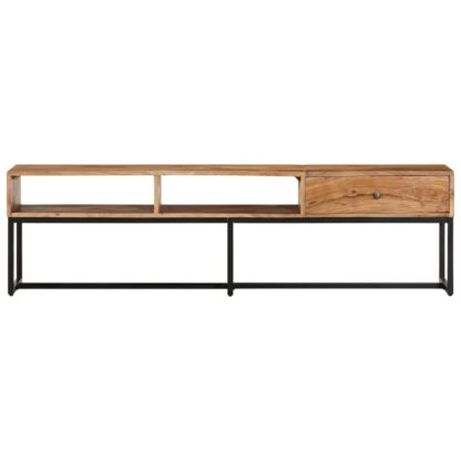 TV-Schrank 160x30x45 cm Massivholz Akazie - Image 2