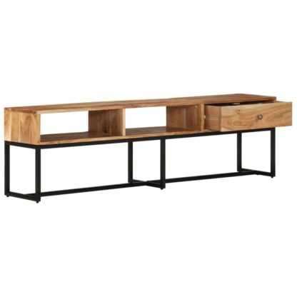 TV-Schrank 160x30x45 cm Massivholz Akazie - Image 3