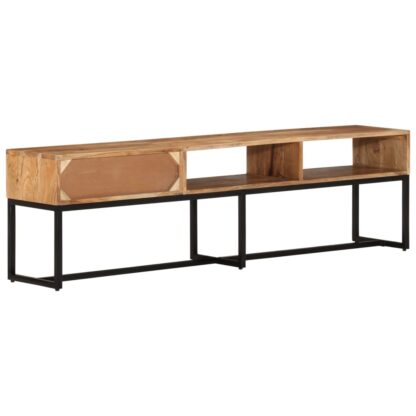 TV-Schrank 160x30x45 cm Massivholz Akazie - Image 4
