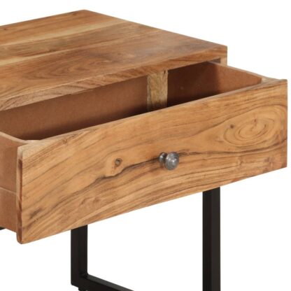 TV-Schrank 160x30x45 cm Massivholz Akazie - Image 6