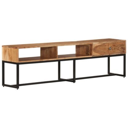 TV-Schrank 160x30x45 cm Massivholz Akazie - Image 10