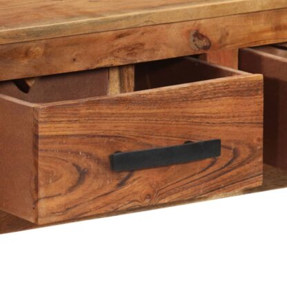 Sideboard mit 3 Schubladen 110x30x80 cm Massivholz Akazie - Image 4