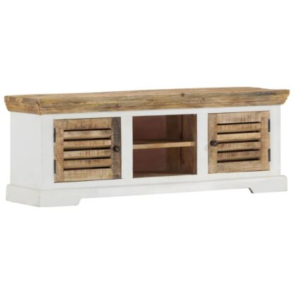 TV-Schrank 110x30x40 cm Massivholz Mango - Image 11