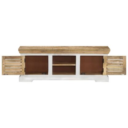 TV-Schrank 110x30x40 cm Massivholz Mango - Image 3