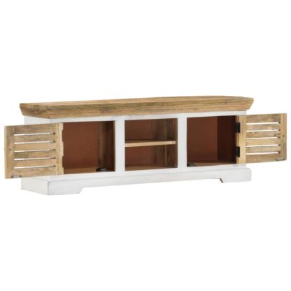 TV-Schrank 110x30x40 cm Massivholz Mango - Image 4