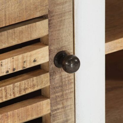 TV-Schrank 110x30x40 cm Massivholz Mango - Image 7