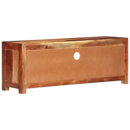 TV-Schrank 110x30x40 cm Massivholz Akazie - Image 3