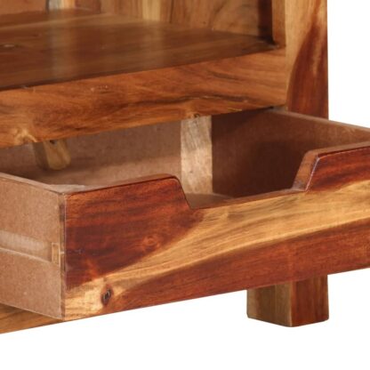 TV-Schrank 110x30x40 cm Massivholz Akazie - Image 9