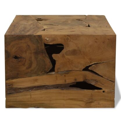 Couchtisch 50x50x35 cm Teakholz Braun - Image 2