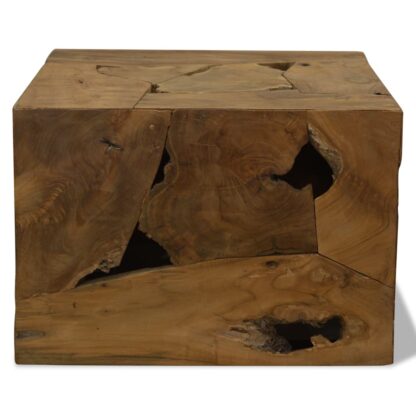 Couchtisch 50x50x35 cm Teakholz Braun - Image 3
