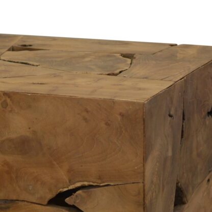 Couchtisch 50x50x35 cm Teakholz Braun - Image 5