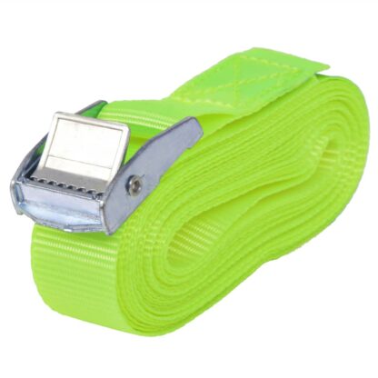 Spanngurte 10 Stk. 0,25 Tonnen 5m×25mm Neongrün - Image 2