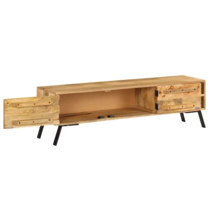 TV-Schrank Massivholz Mango 140 x 30 x 40 cm - Image 6
