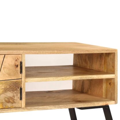 TV-Schrank Massivholz Mango 140 x 30 x 40 cm - Image 8