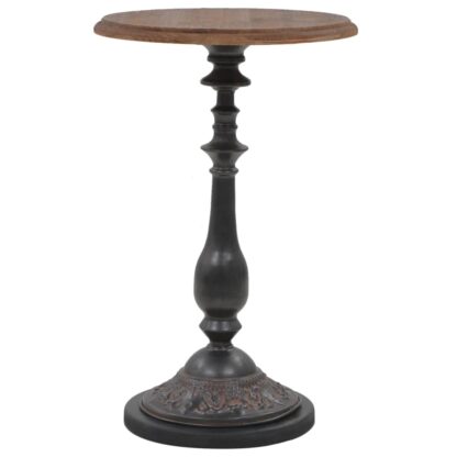 Beistelltisch Tannenholz Massiv 40 x 64 cm Braun - Image 7