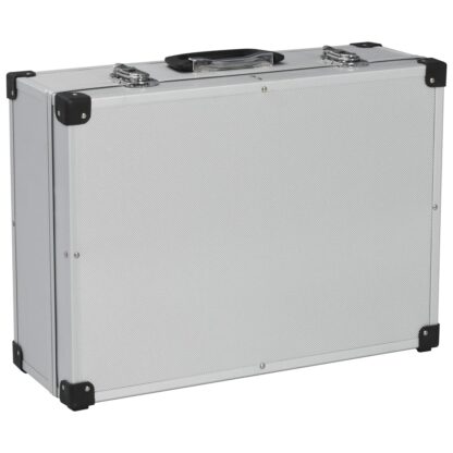 Werkzeugkoffer 46 x 33 x 16 cm Silber Aluminium - Image 3