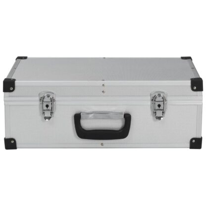 Werkzeugkoffer 46 x 33 x 16 cm Silber Aluminium - Image 4