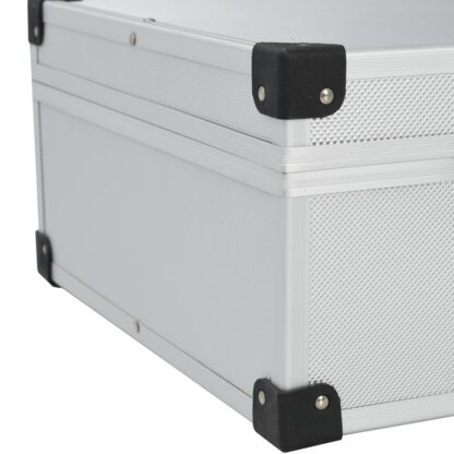 Werkzeugkoffer 46 x 33 x 16 cm Silber Aluminium - Image 8