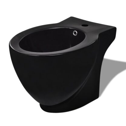 Standbidet Stand-Bidet Bodenstehend Bidet Keramik schwarz - Image 2
