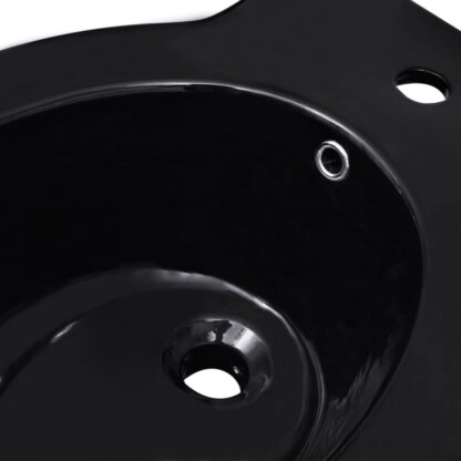 Standbidet Stand-Bidet Bodenstehend Bidet Keramik schwarz - Image 6