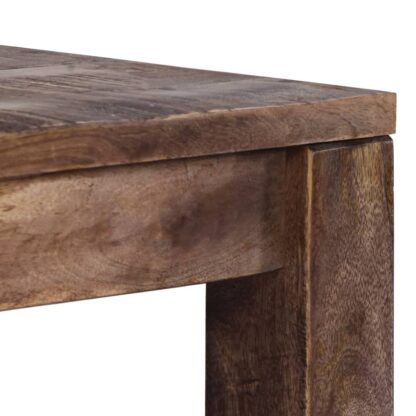 Couchtisch 50×50×35 cm Massivholz Mango - Image 5