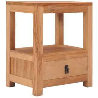 Nachttisch 40 x 30 x 50 cm Teak Massivholz