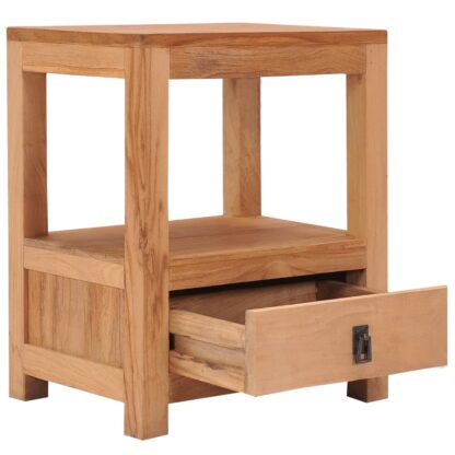 Nachttisch 40 x 30 x 50 cm Teak Massivholz - Image 2