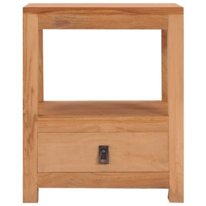 Nachttisch 40 x 30 x 50 cm Teak Massivholz - Image 3