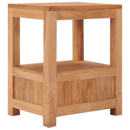 Nachttisch 40 x 30 x 50 cm Teak Massivholz - Image 5
