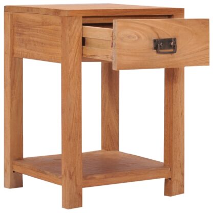 Nachttisch 35x35x50 cm Massivholz Teak - Image 2