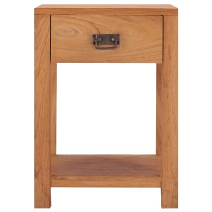 Nachttisch 35x35x50 cm Massivholz Teak - Image 3