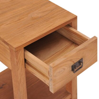 Nachttisch 35x35x50 cm Massivholz Teak - Image 4