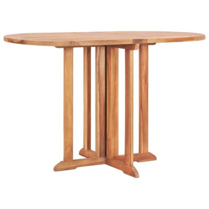 5-tlg. Garten-Essgruppe Klappbar Massivholz Teak - Image 2