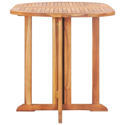 5-tlg. Garten-Essgruppe Klappbar Massivholz Teak - Image 4
