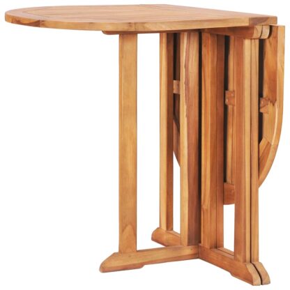 5-tlg. Garten-Essgruppe Klappbar Massivholz Teak - Image 5