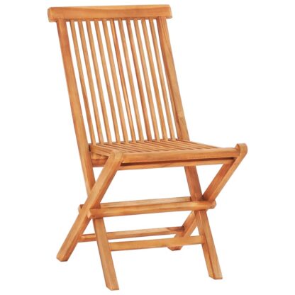 5-tlg. Garten-Essgruppe Klappbar Massivholz Teak - Image 8