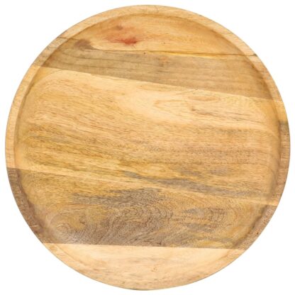 Runder Beistelltisch 43 x 43 x 66 cm Massivholz Mango - Image 3