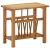 Zeitungstisch 45x27x42 cm Eiche Massivholz