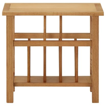 Zeitungstisch 45x27x42 cm Eiche Massivholz - Image 2