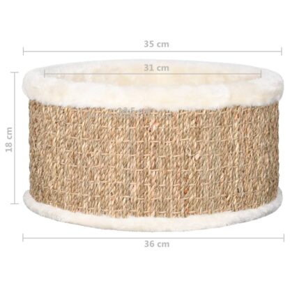 Katzenkorb Rund 36 cm Seegras - Image 6