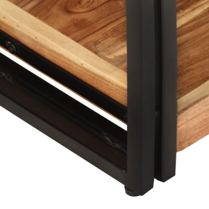 TV-Schrank 90x30x40 cm Akazie Massivholz - Image 6