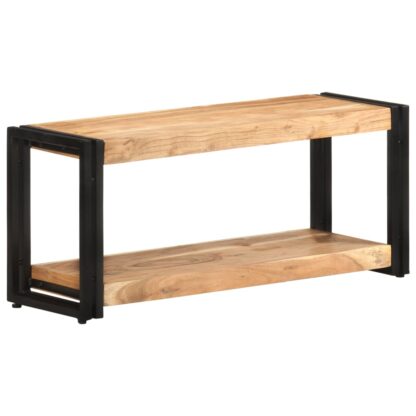 TV-Schrank 90x30x40 cm Akazie Massivholz - Image 9