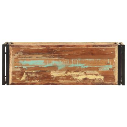 TV-Schrank 90x30x40 cm Altholz Massiv - Image 3