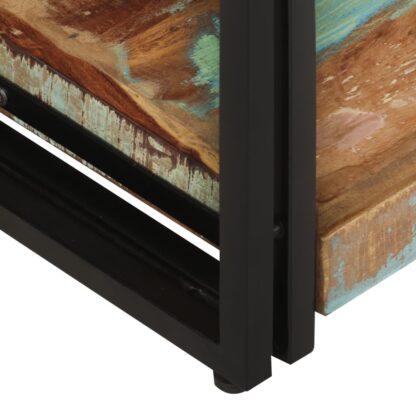 TV-Schrank 90x30x40 cm Altholz Massiv - Image 6