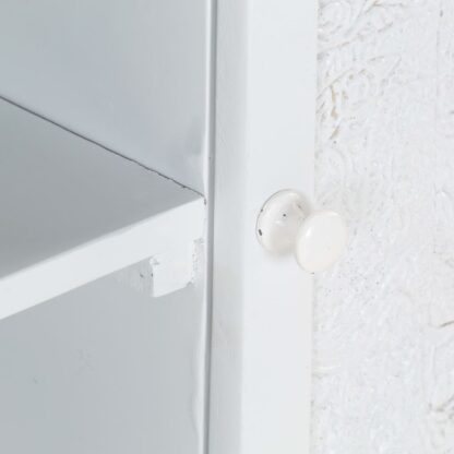 TV-Schrank Weiß 115x30x46 cm Massivholz Mango - Image 6