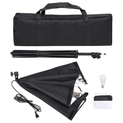 Fotostudio-Set mit Softbox, Hintergrund und Reflektor - Image 7