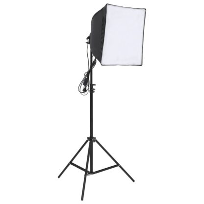 Fotostudio-Set mit Beleuchtung, Hintergrund und Reflektor - Image 4