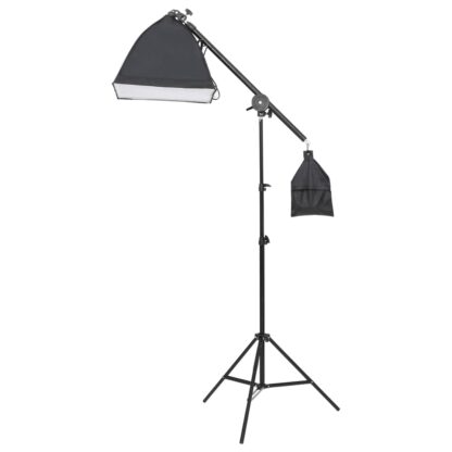 Fotostudio-Set mit Beleuchtung, Hintergrund und Reflektor - Image 3