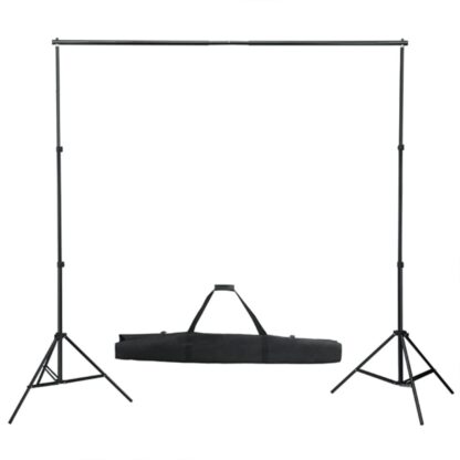 Fotostudio-Set mit Beleuchtung, Hintergrund und Reflektor - Image 8